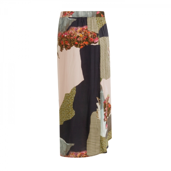 Coster Copenhagen, Skirt with mountain collage print